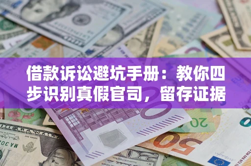 济南借款诉讼避坑手册：教你四步识别真假官司，留存证据不踩雷