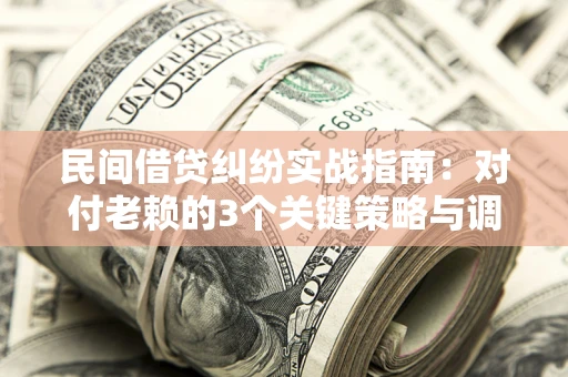 济南民间借贷纠纷实战指南：对付老赖的3个关键策略与调解盲区解析