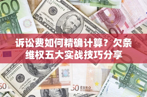 济南诉讼费如何精确计算？欠条维权五大实战技巧分享