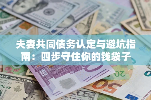 济南夫妻共同债务认定与避坑指南：四步守住你的钱袋子