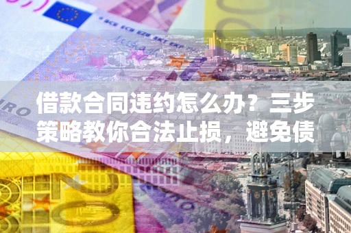 济南借款合同违约怎么办？三步策略教你合法止损，避免债务危机升级