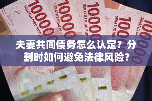济南夫妻共同债务怎么认定？分割时如何避免法律风险？